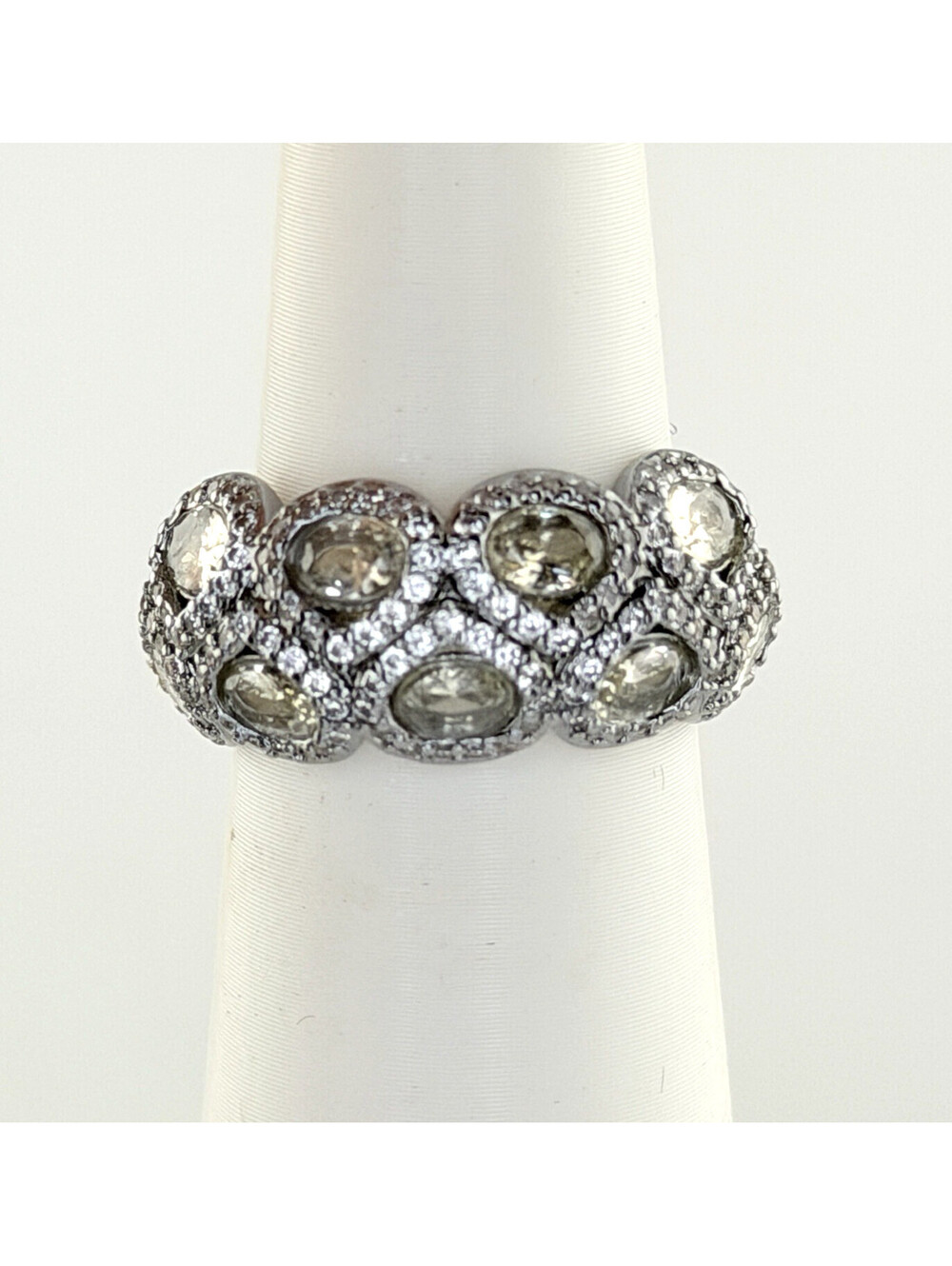 Bomb Party November Sz 6 RG76397 "The Distance Between Stars" Citrine Hematite